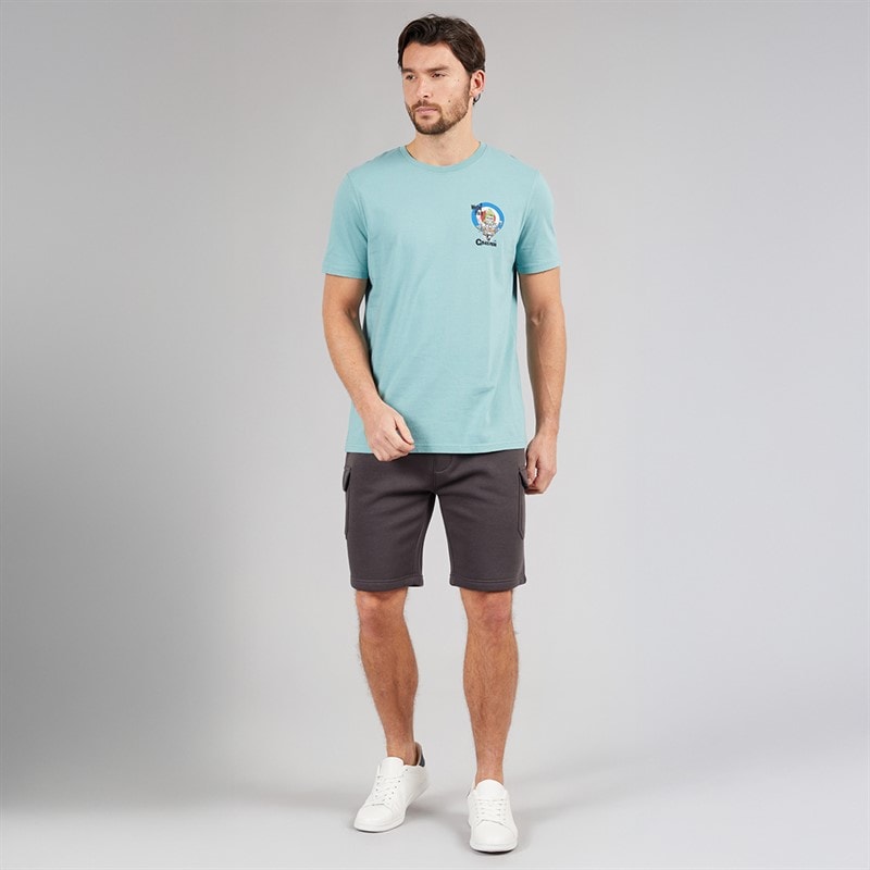 Herre fleece cargoshorts Charcoal - Billede 4