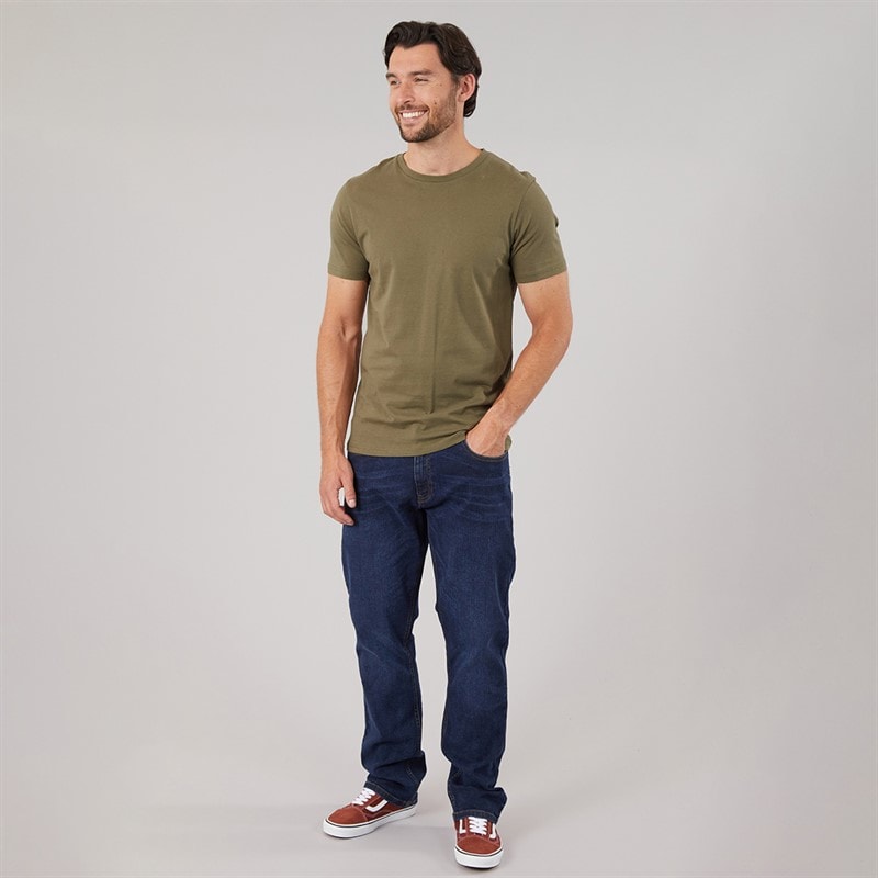 Herre t-shirt Dusty Olive - Billede 3