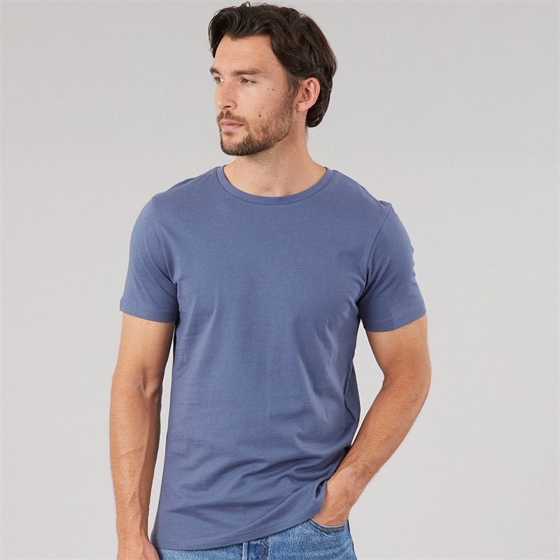Herre t-shirt Vintage Indigo - Billede 1