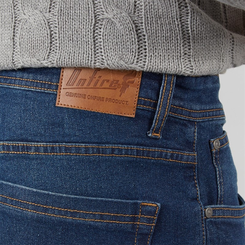 Herre bootcut denimjeans Dark Wash - Billede 3