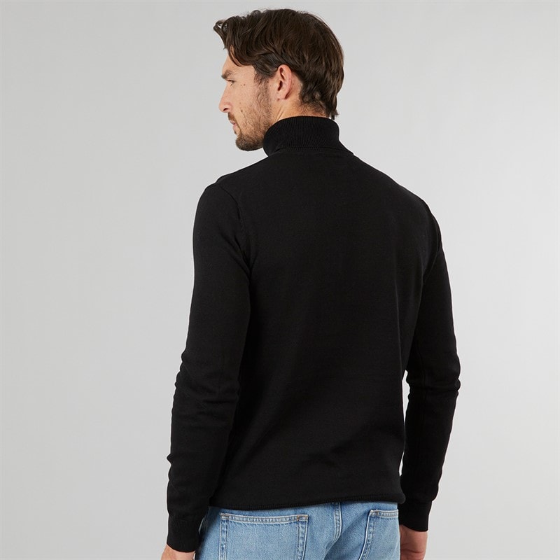 Herre rullekrave sweater Sort - Billede 2