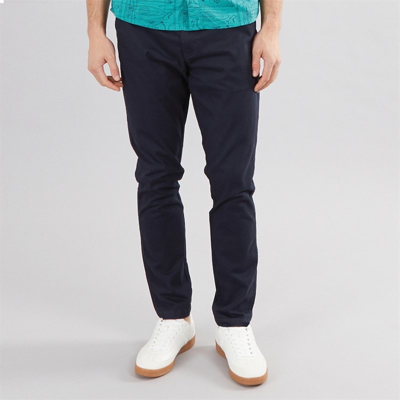 Herre slim fit chino bukser Marineblå - Billede 1
