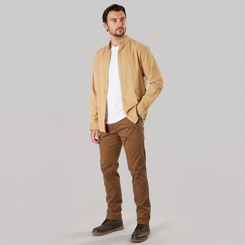 Herre slim fit chino bukser Cinnamon - Billede 4