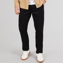 Herre slim fit chino bukser Sort