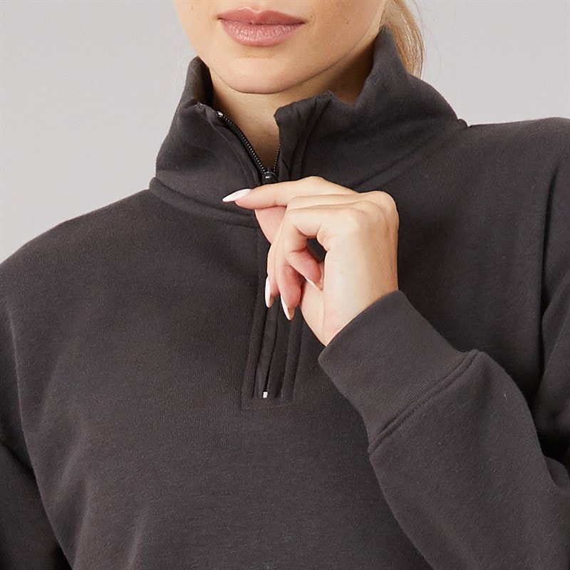 Dame 1/4 lynlås to-pak sweatshirt Magnet/Bourgogne - Billede 3