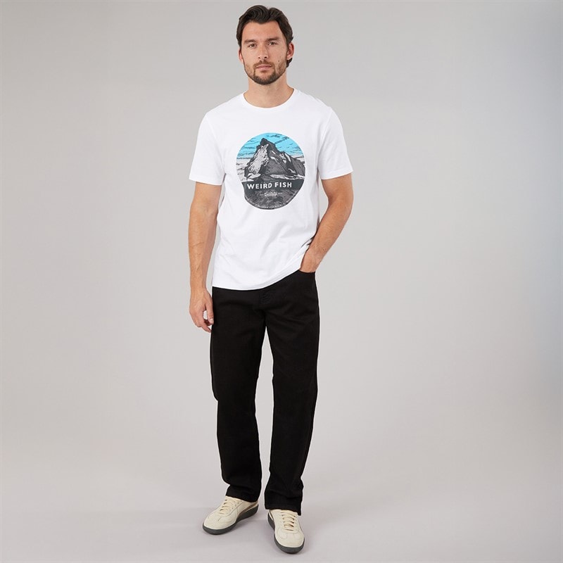 Herre lonan afslappede straight fit denimjeans Sort - Billede 4