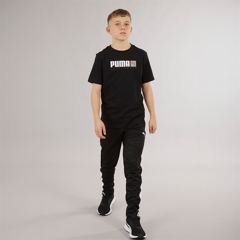 Drenge grafisk t-shirt Puma Black - Billede 3