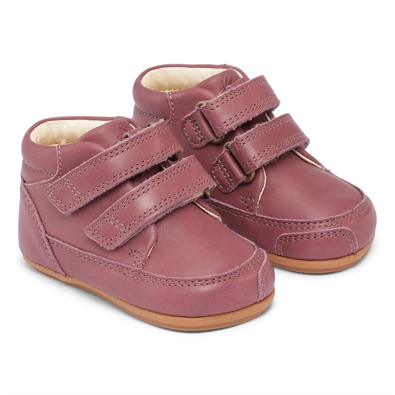 Bundgaard Spædbarn Piger prewalker II remsko - Dark Rose Ws - Billede 1