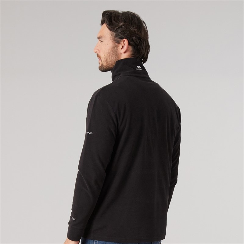 Herre masonville 1/2 zip mikrofleece Sort - Billede 2