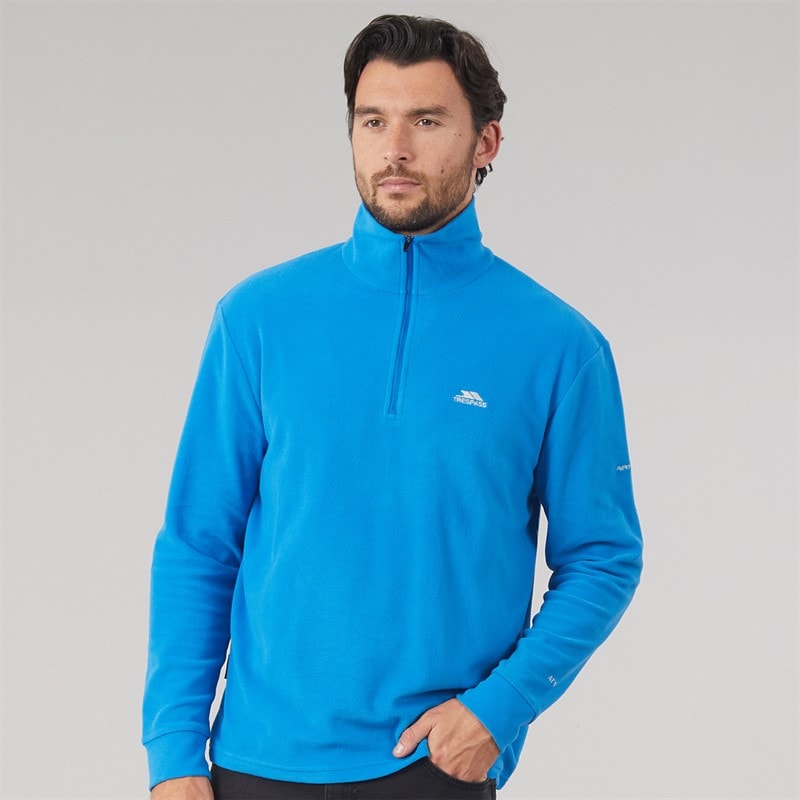 Herre masonville 1/2 zip mikrofleece Blå - Billede 3
