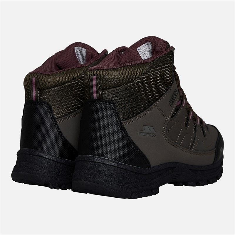 Dame mitzi vandtætte vandrestøvler Coffee/Mauve - Billede 3