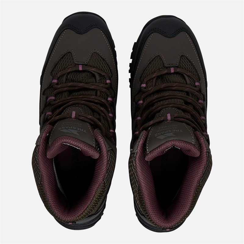 Dame mitzi vandtætte vandrestøvler Coffee/Mauve - Billede 4