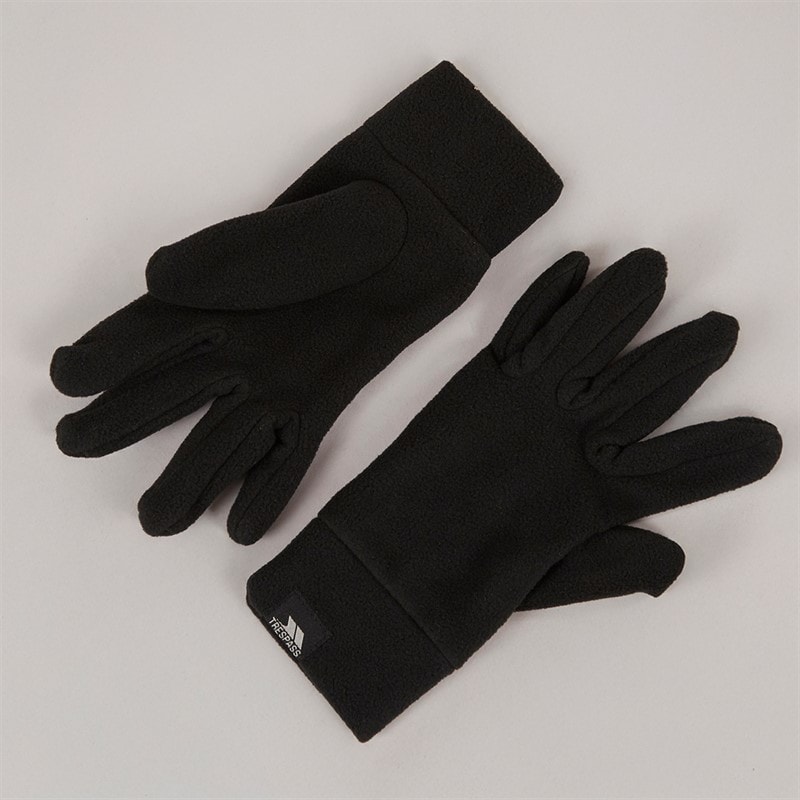 Dame plummet 2 fleece handsker Sort - Billede 1
