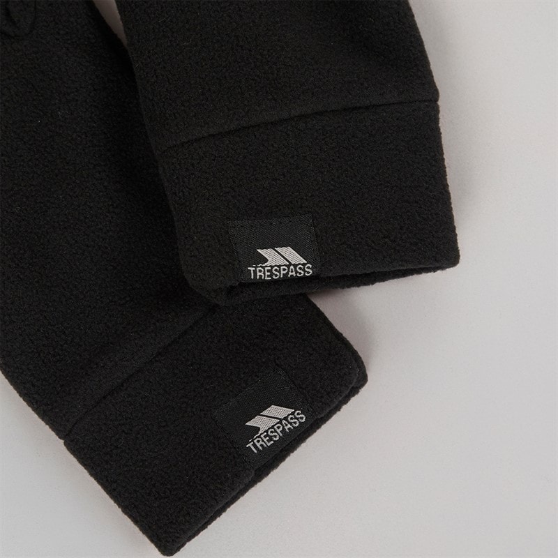 Dame plummet 2 fleece handsker Sort - Billede 3