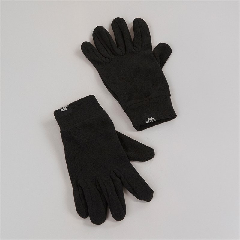 Herre gaunt 2 fleece handsker Sort - Billede 1