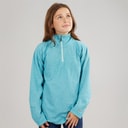 Piger meadows fleece med 1/2 lynlås Marine