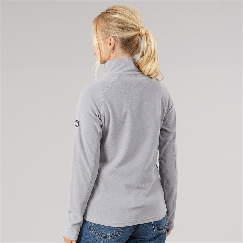 Dame shiner 1/2 zip mikrofleece Platinum - Billede 2