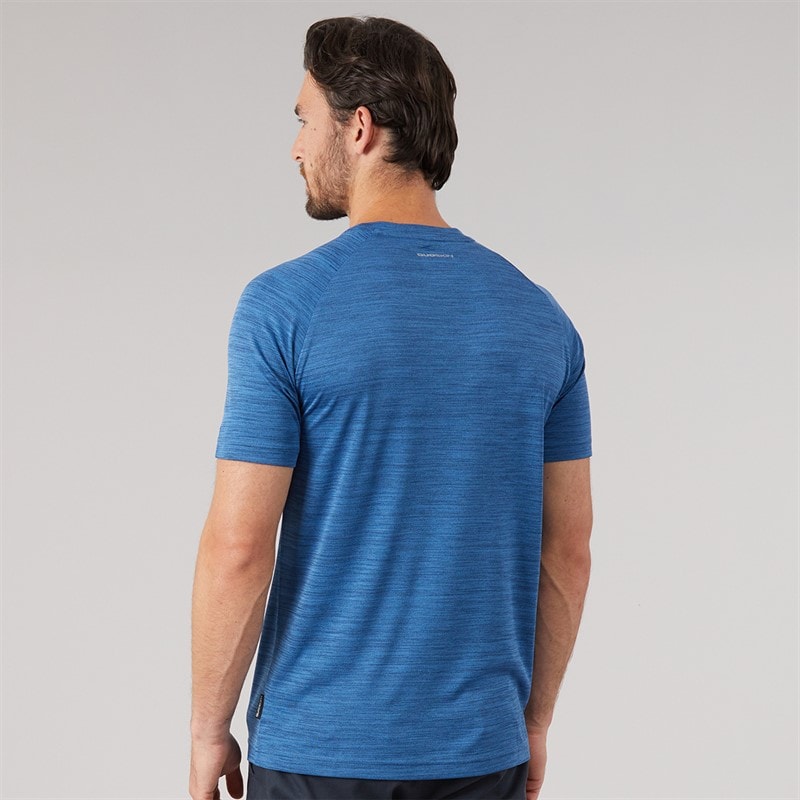 Herre Leecana tech t-shirt Navy Marl - Billede 2