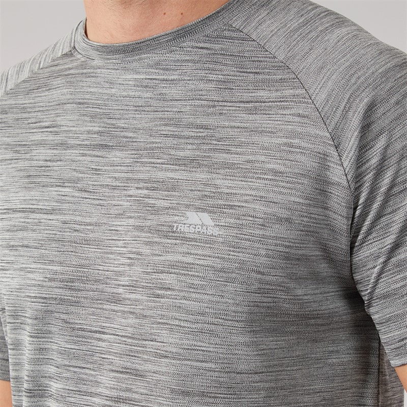 Herre Leecana tech t-shirt Grey Marl - Billede 3