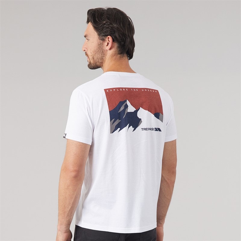 Herre svensson back logo t-shirt Hvid - Billede 3