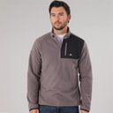 Herre mcgeechan 1/2 zip mikrofleece Mid Grey