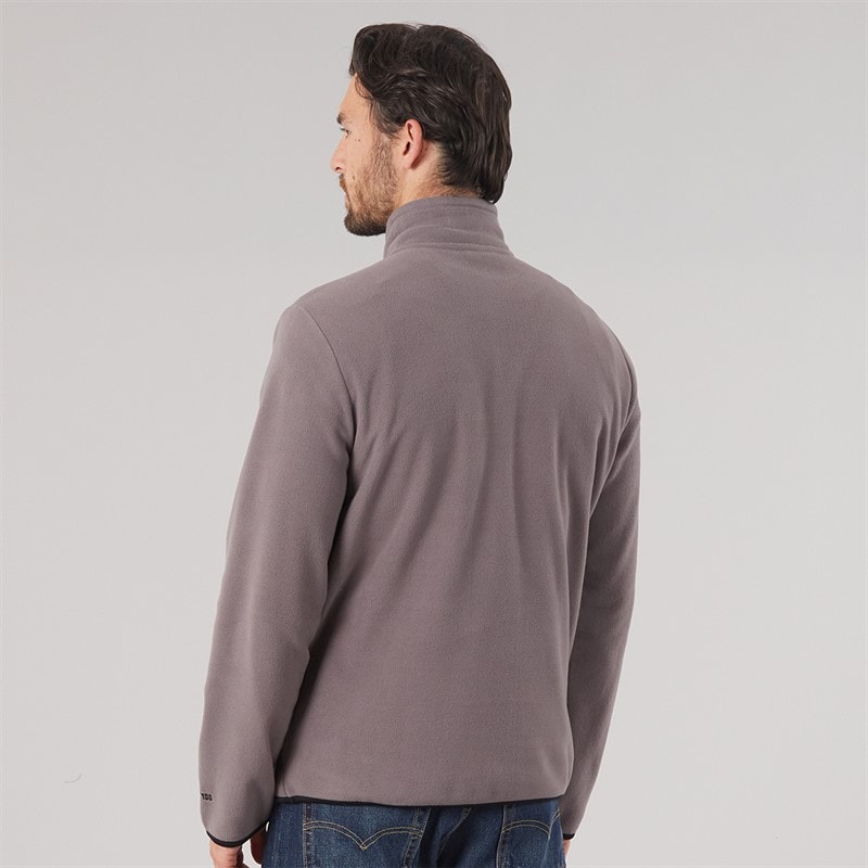 Herre mcgeechan 1/2 zip mikrofleece Mid Grey - Billede 2