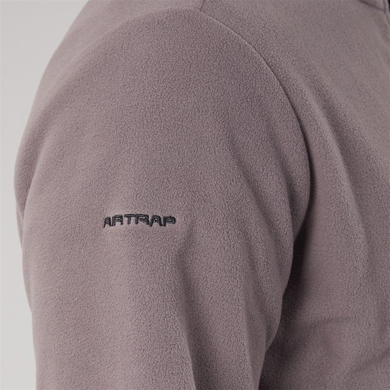 Herre mcgeechan 1/2 zip mikrofleece Mid Grey - Billede 5