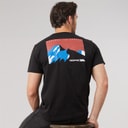 Herre svensson back logo t-shirt Sort