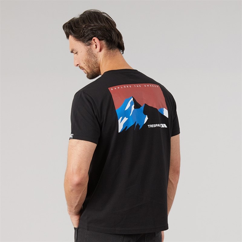 Herre svensson back logo t-shirt Sort - Billede 3