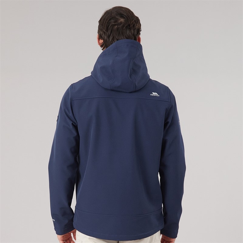 Herre Alwero vandtæt vatteret softshelljakke Navy - Billede 2
