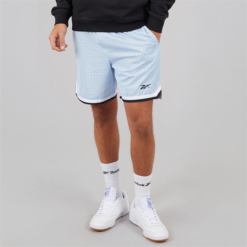 Herre Reebok basketball 7 tommer overgangsshorts Y2K Blue - Billede 1