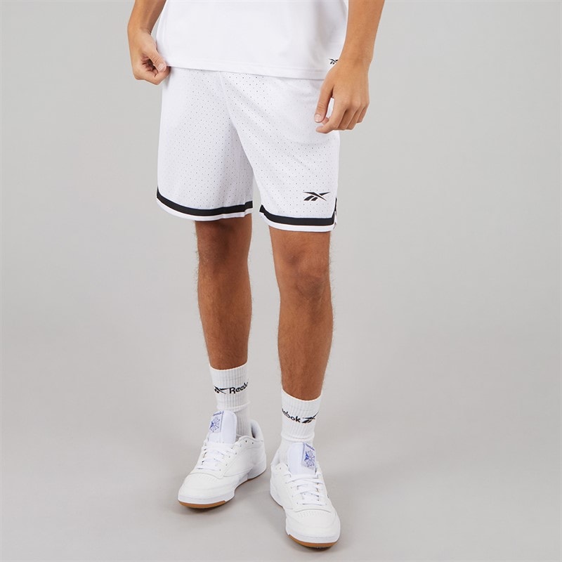 Herre Reebok basketball 7 tommer overgangsshorts Hvid - Billede 1