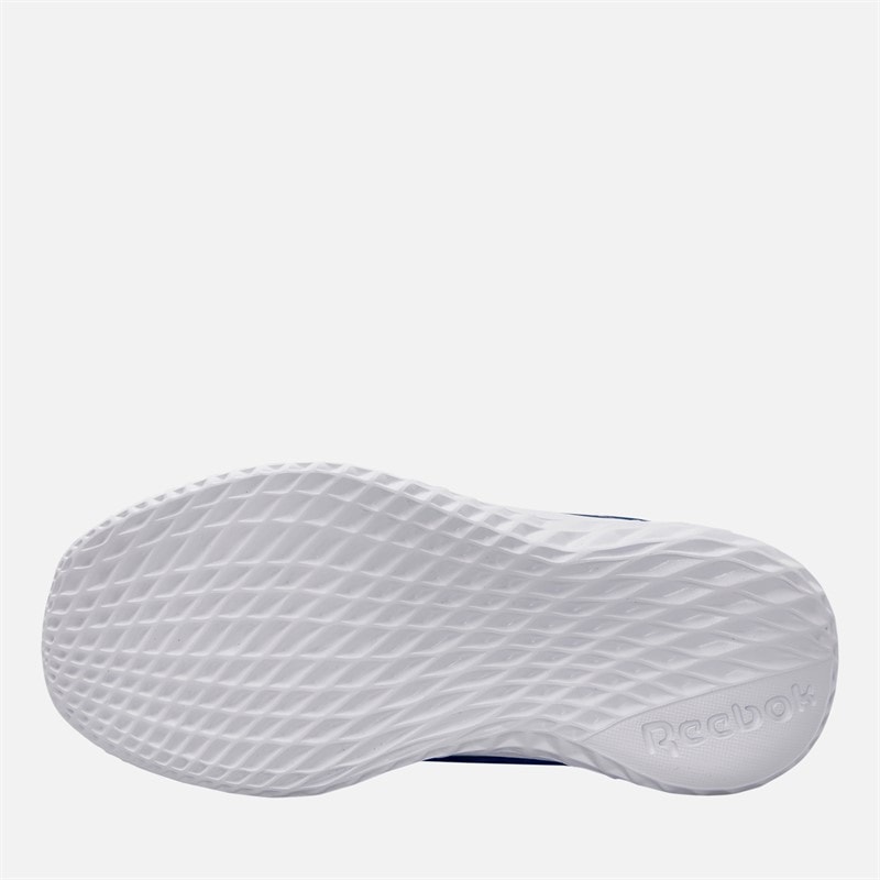 Reebok Spædbarn rush runner 5 elastisk snørebånd neutrale løbesko - Vector Blue/Vector Blue/Hvid - Billede 2