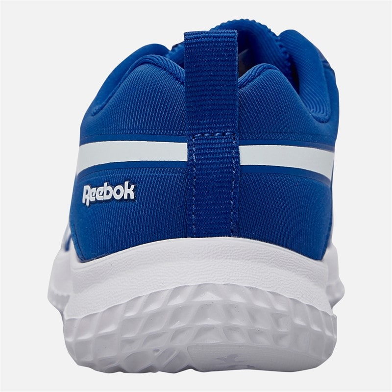 Reebok Spædbarn rush runner 5 elastisk snørebånd neutrale løbesko - Vector Blue/Vector Blue/Hvid - Billede 3