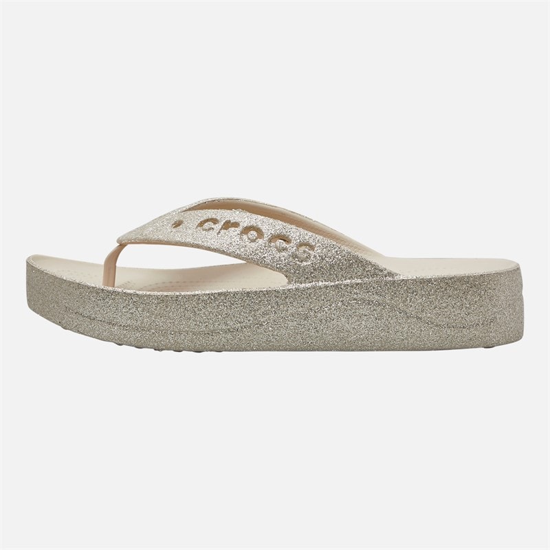 Dame baya platform glimmer flipflops Stucco - Billede 1