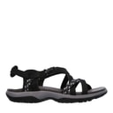Dame reggae slanke feriesandaler Sort