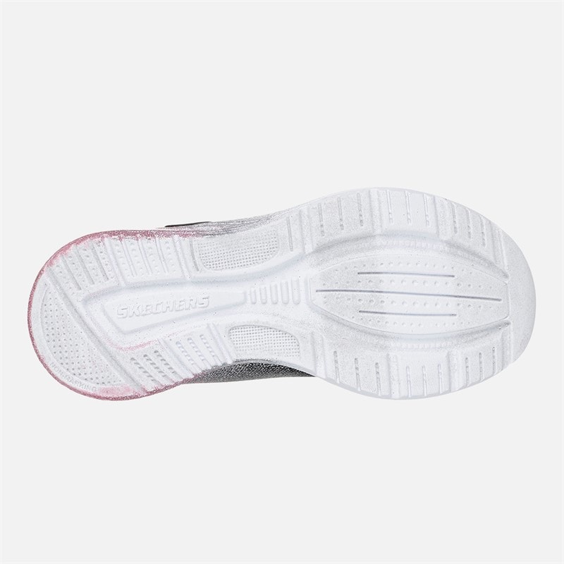 SKECHERS Drenge piger microspec max advance glitz sneakers - Sort - Billede 2