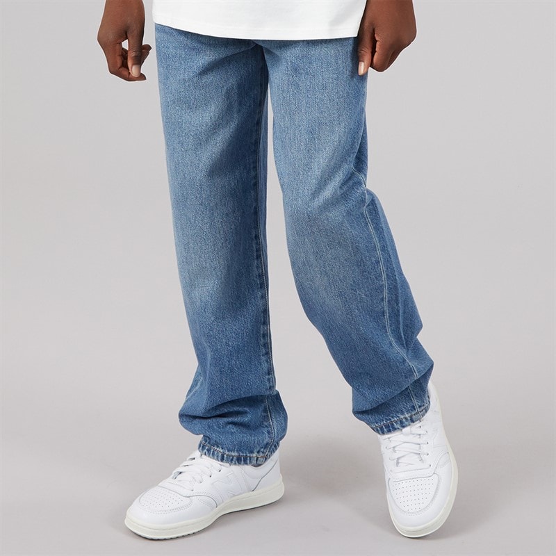Drenge fade loose fit jeans Medium Blå Den - Billede 1