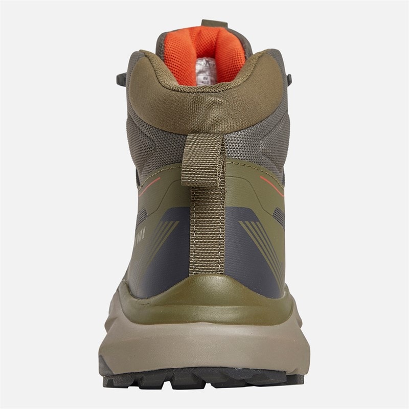 Herre higger 2 mid hydroDRY vandtætte trail vandrestøvler Olive/Beluga - Billede 3