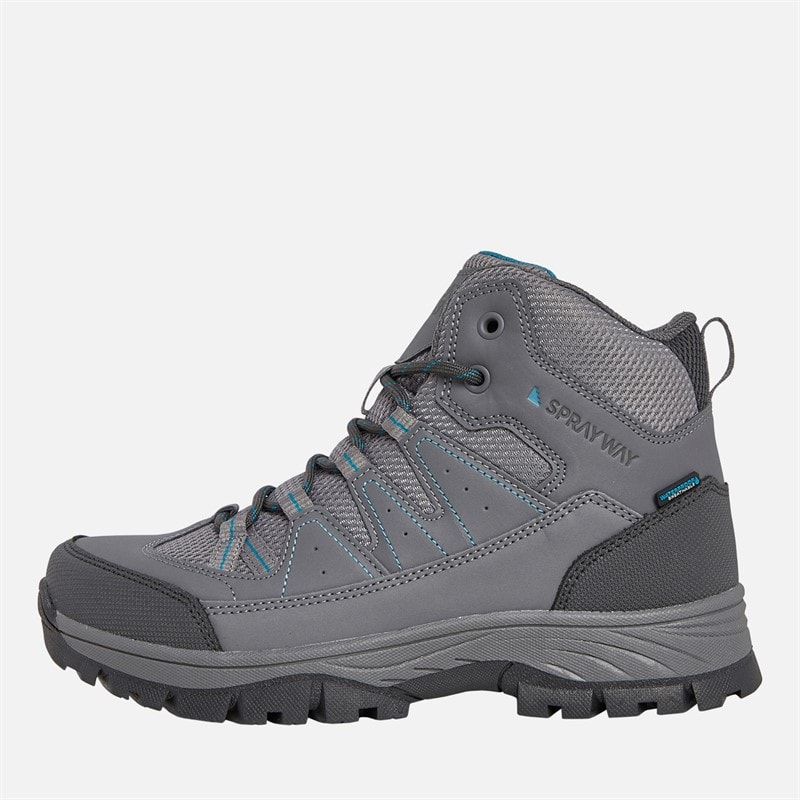 Dame winhill mid hydroDRY vandtætte trail vandrestøvler Mid Grey - Billede 1
