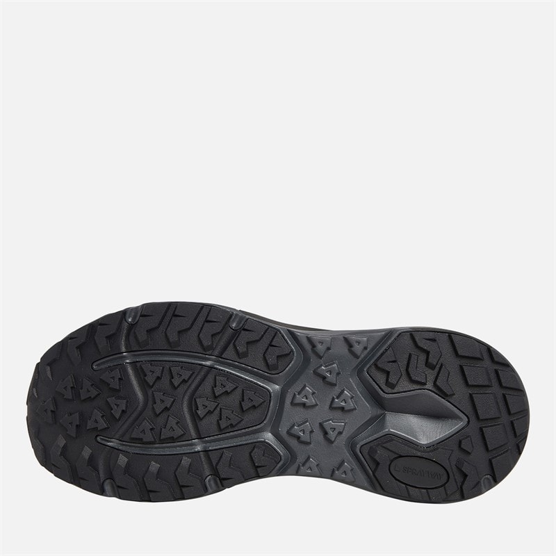 Herre higger 2 mid hydroDRY vandtætte trail vandrestøvler Sort/Tango Red - Billede 2