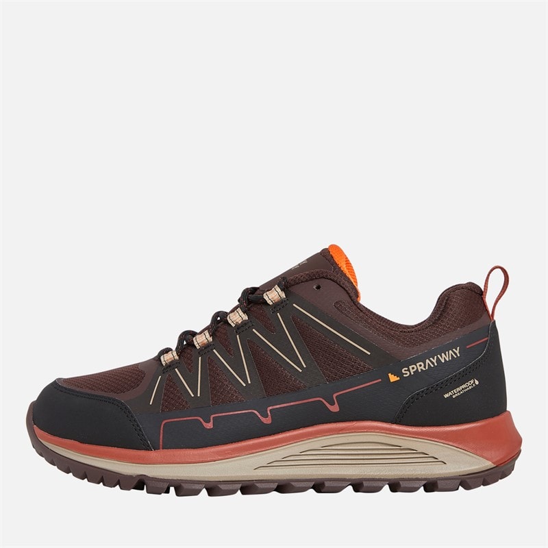 Sprayway Herre burbage 2 lave HydroDRY vandtætte trailsko - Brun/Chocolate Plum