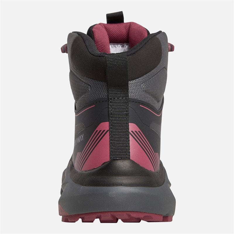 Dame higger 2 mid hydroDRY vandtætte trail vandrestøvler Sort/Lilla - Billede 3