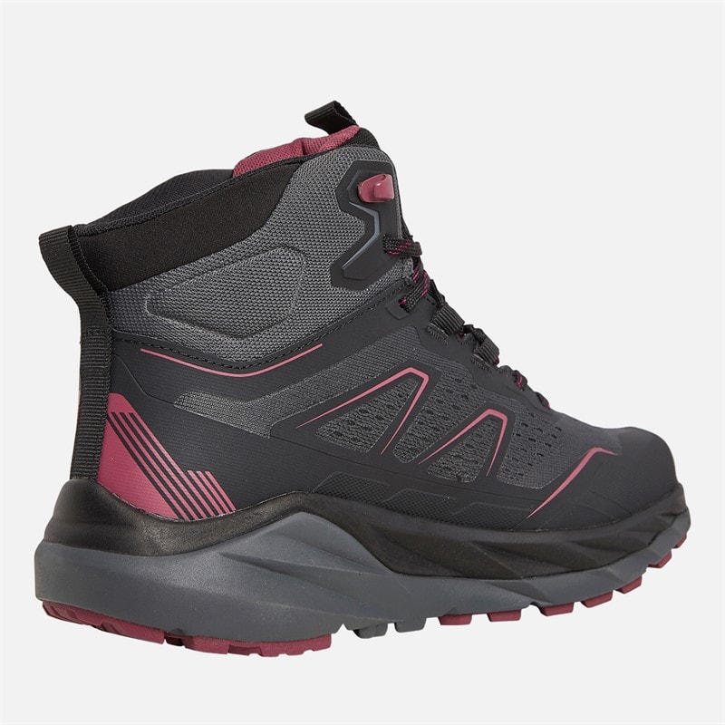 Dame higger 2 mid hydroDRY vandtætte trail vandrestøvler Sort/Lilla - Billede 5