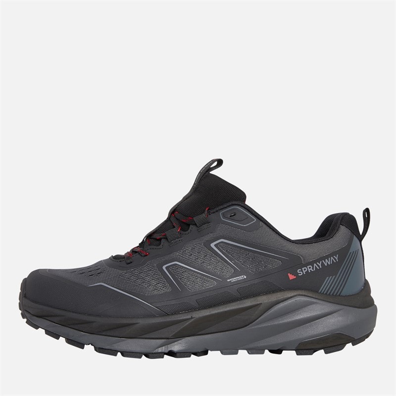 Herre higger 2 hydroDRY vandtætte trail vandresko Sort - Billede 1