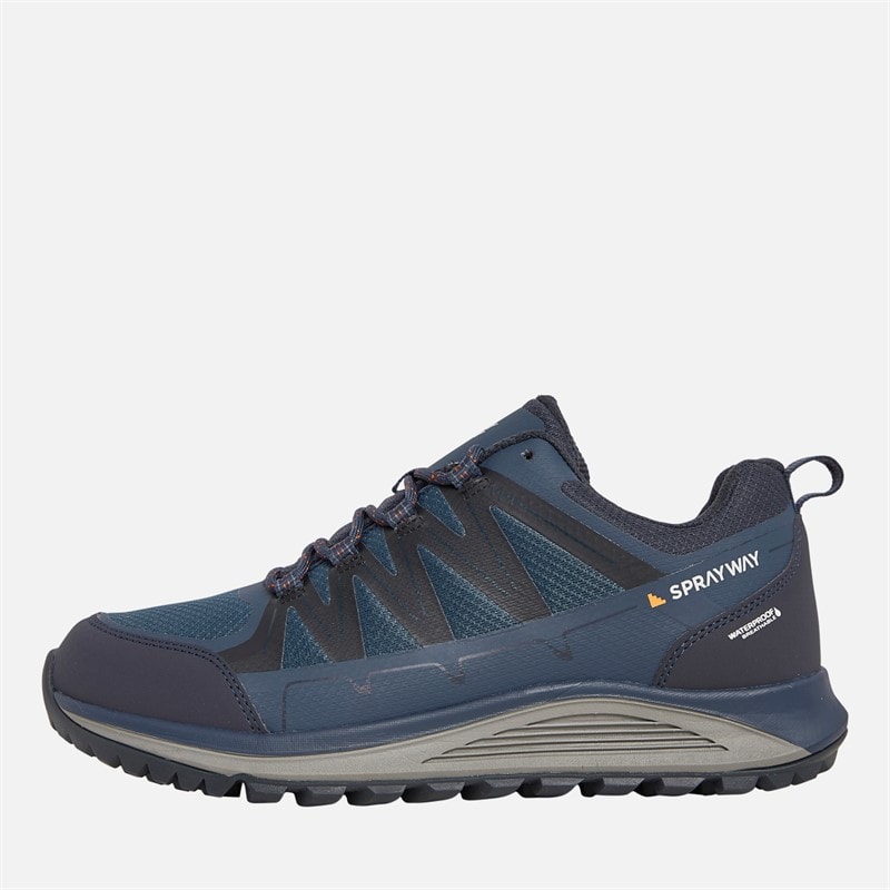 Herre burbage 2 lave HydroDRY vandtætte trailsko Navy - Billede 1