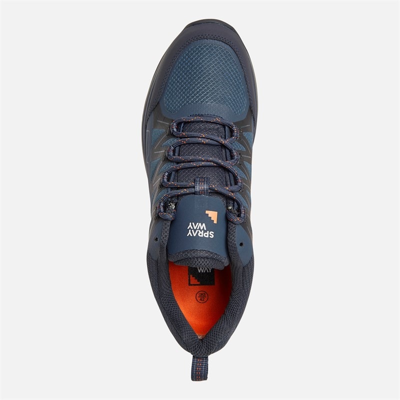 Herre burbage 2 lave HydroDRY vandtætte trailsko Navy - Billede 4