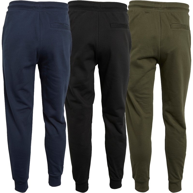 Herre trepak joggers med trifoliumprint Sort/Marine/Khaki - Billede 2