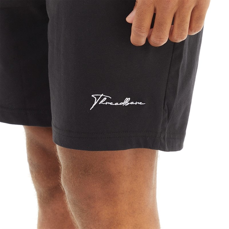 Herre wells t-shirt og shorts pyjamasæt Sort - Billede 3