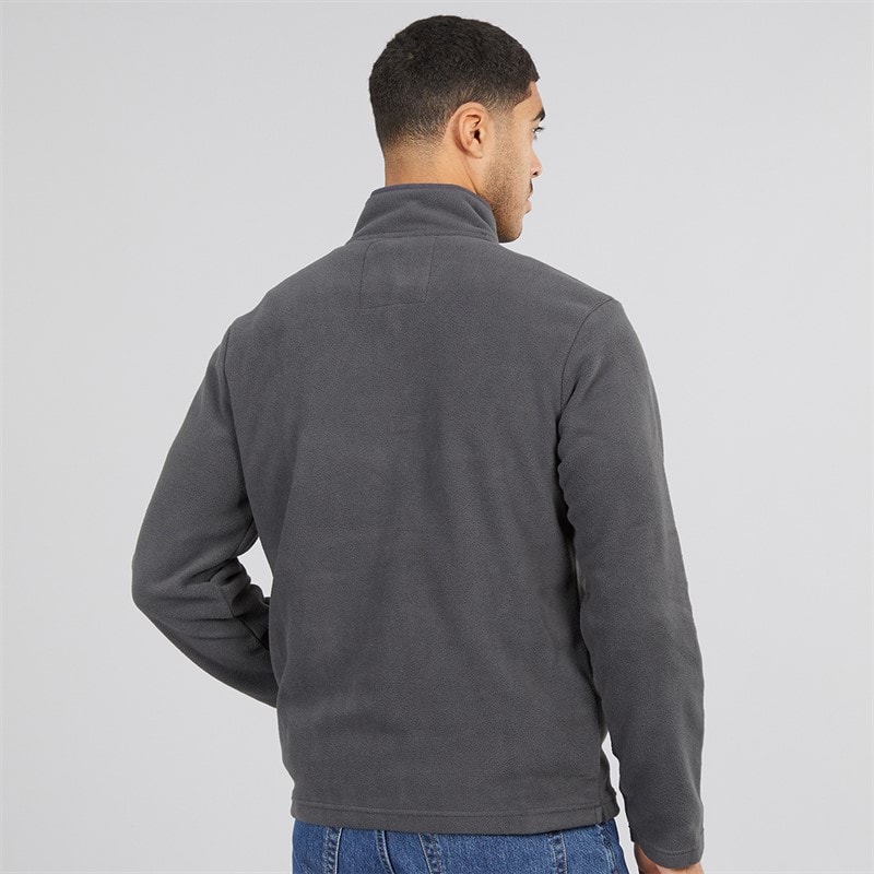 Herre blade 1/4 lynlås fleece Slate - Billede 2